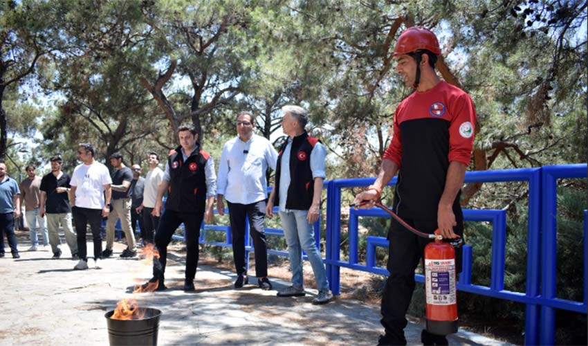 Balçova’nın ormanları termal kamera ile izlenecek