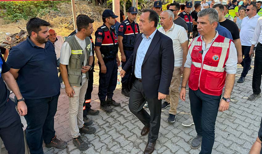 Soma Yangınını Yerinde İnceledi