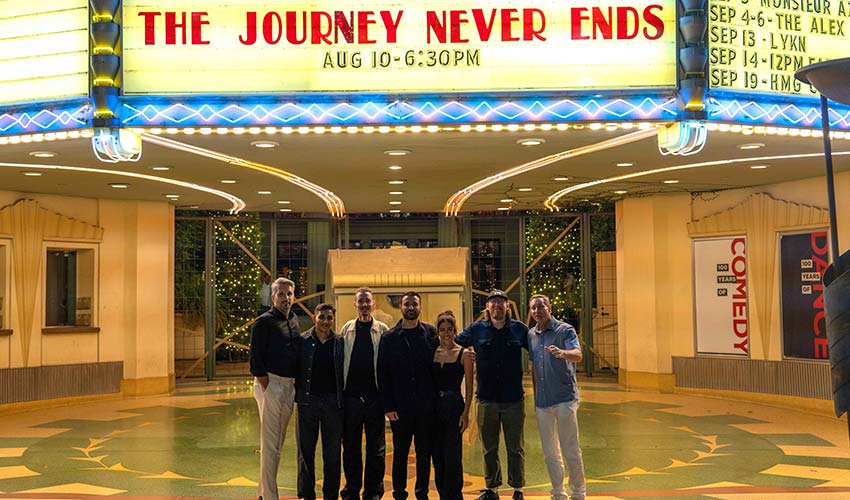 “Yolculuk Asla Bitmez” Uluslararası Prömiyeri Los Angeles'ta Gerçekleşti