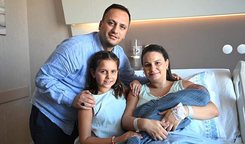 Başkan Eşki, ikinci kez baba oldu