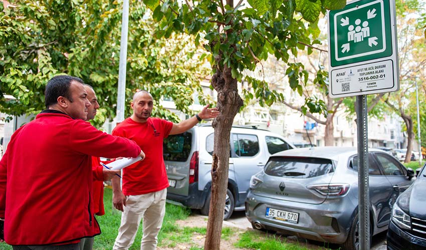 Afet toplanma alanları tek tek denetleniyor