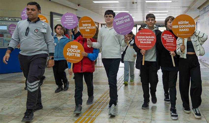 İzmir’de çocukların sesi var