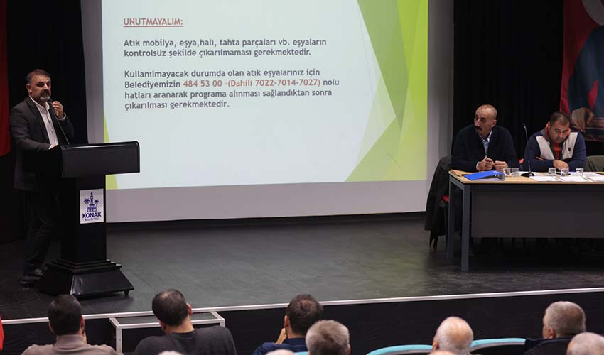 Konak'ta ortak akıl rüzgarı