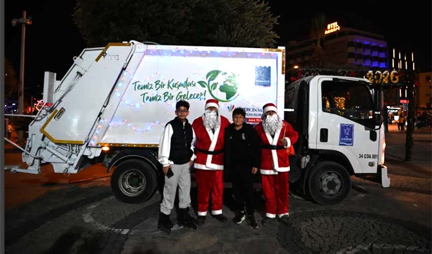 Çocuklara şeker, büyüklere çevre mesajı