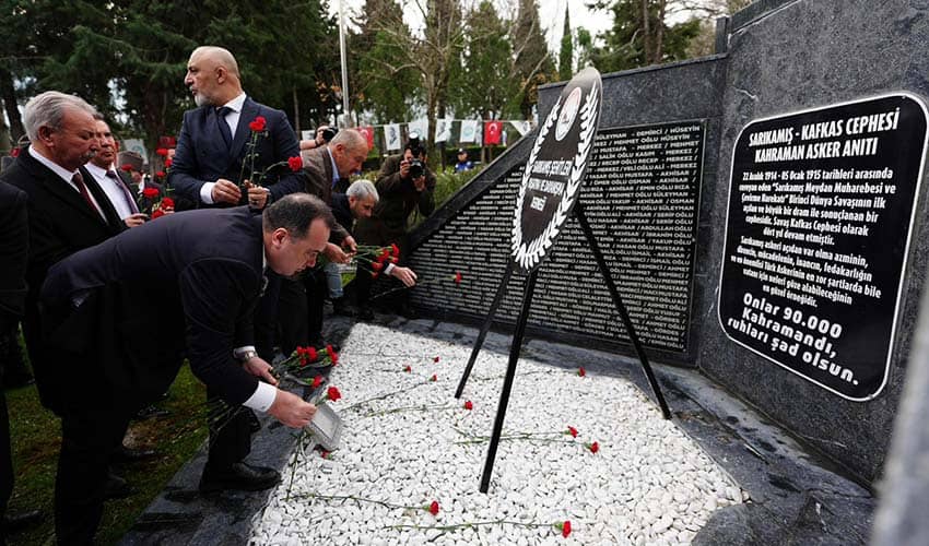 Manisa’da Sarıkamış’ın Beyaz Hüznü Anıldı