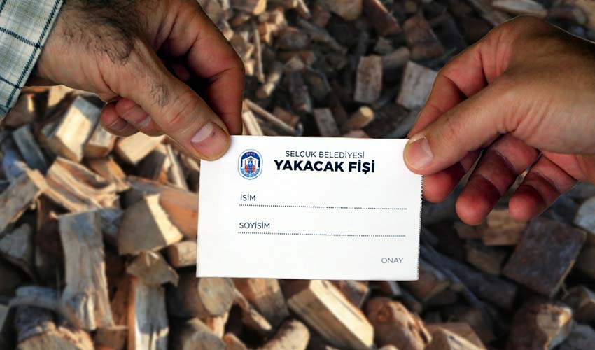 sosyal desteğe ihtiyaç duyan ailelere yakacak fişi desteği