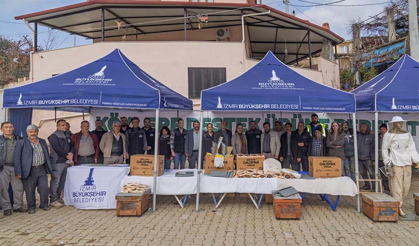 Afetzede arıcılara can suyu