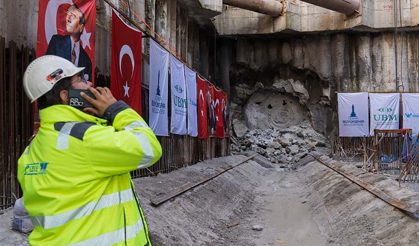 Buca Metrosu’nda tarihi an