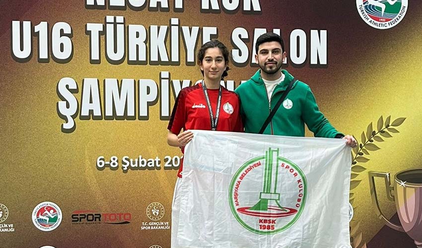 Karşıyaka’nın genç atleti Türkiye’nin zirvesinde!