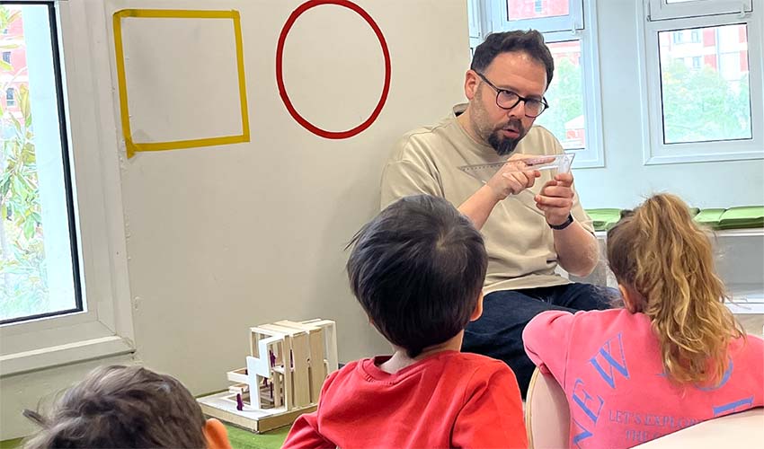 Çocuklar mimarlığın izini sürdü