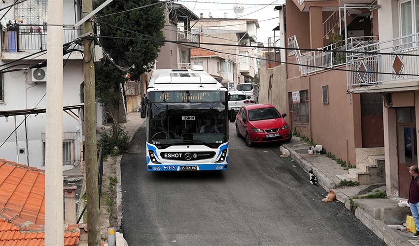 Vatandaş istedi, alçak tabanlı otobüs geldi