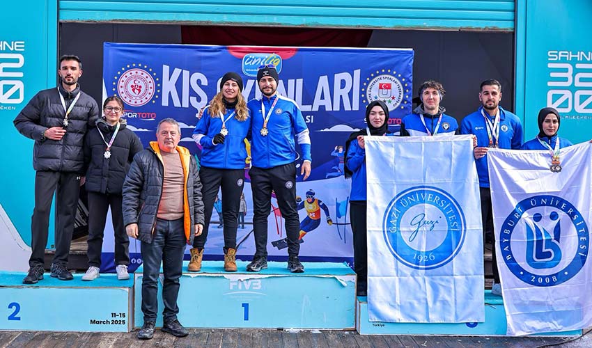 Kar Boccesi Şampiyonasında altın madalya