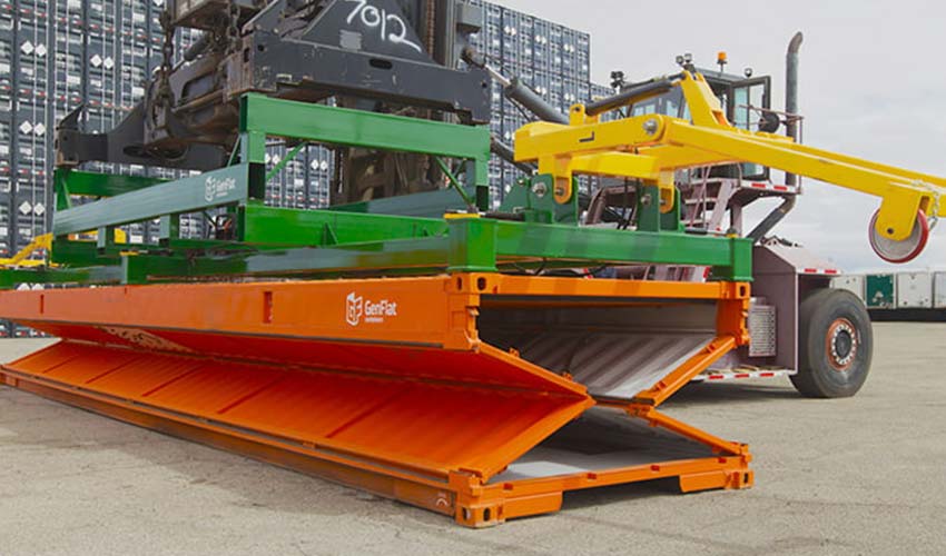 Boş Konteyner Yoğunluğuna Katlanabilir Çözüm