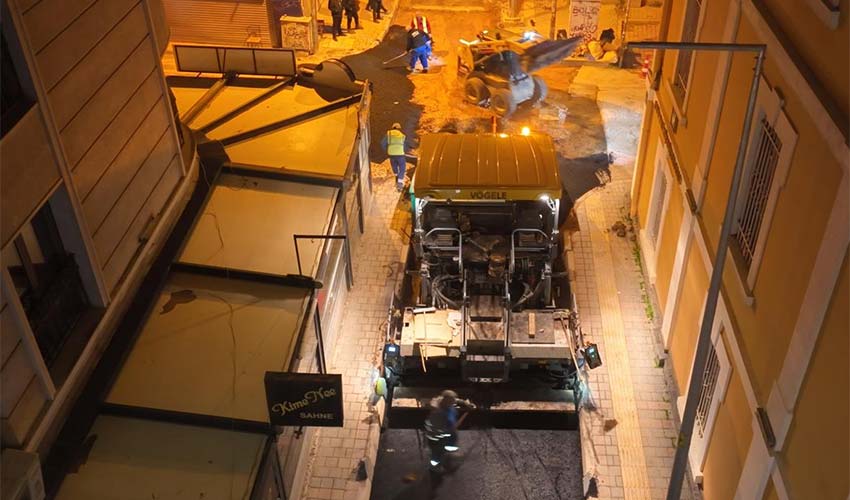 Altyapısı tamamlanan sokaklar asfaltlanıyor