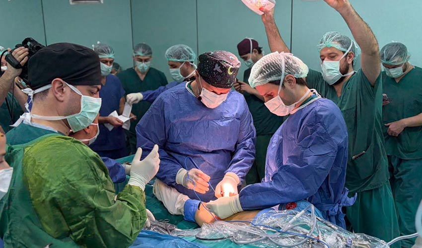 Menisküs cerrahisinde bir ilk