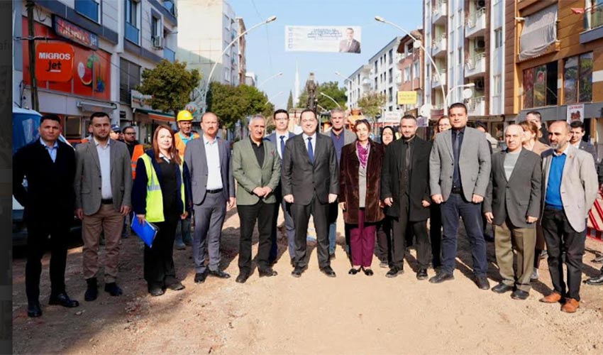 22 Milyon TL’lik Altyapı Çalışmalarını İnceledi