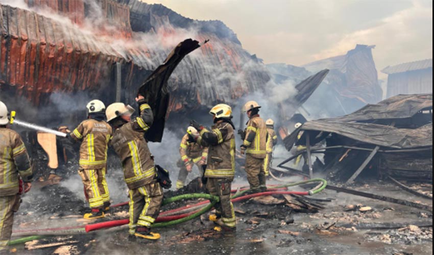 41 araç, 100’ü aşkın personelle alevlere set