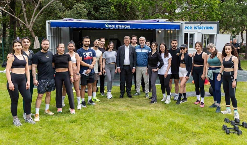 Spor istasyonlarının dördüncüsü Kültürpark’ta açıldı