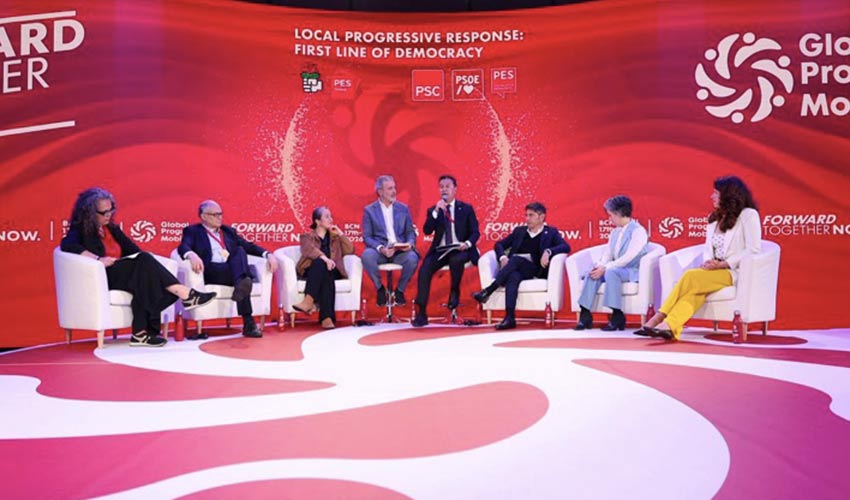 İlerici Küresel Seferberlik toplantısında Hanem Çeşme modelini anlattı